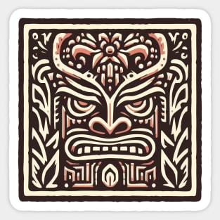 Tiki god for Your Tiki Bar Sticker